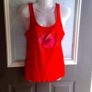 Apt 9 red kiss me shirt